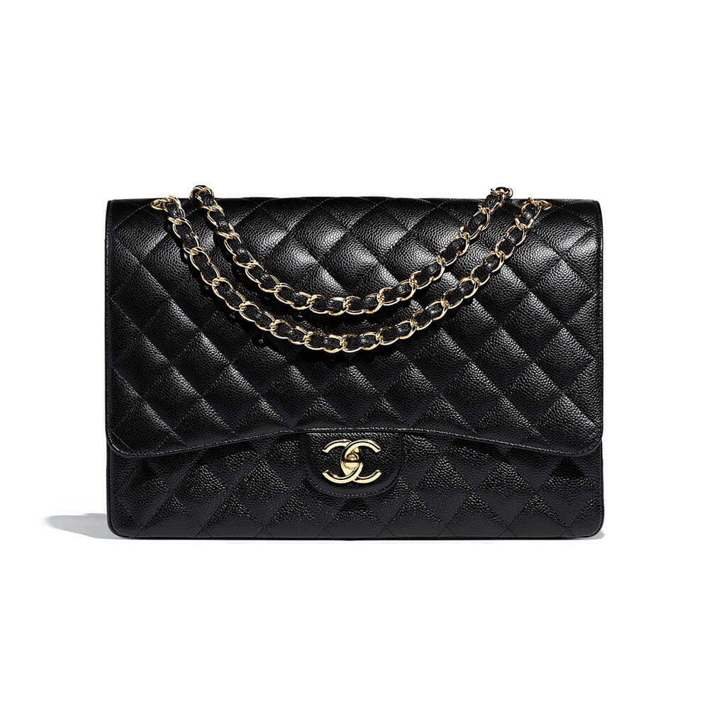 Ch*el classic maxi handbag