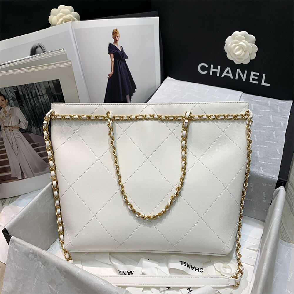 Ch*el small shopping bag