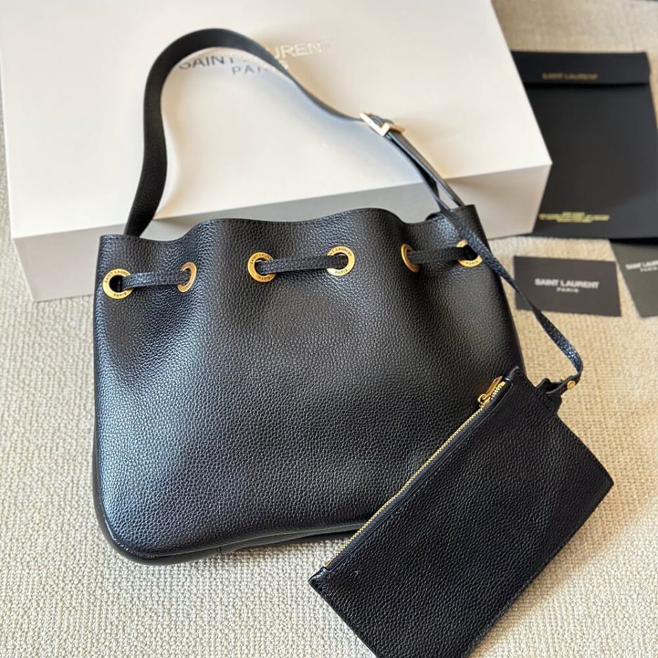 YSL PARIS VII small hobo in grained leather