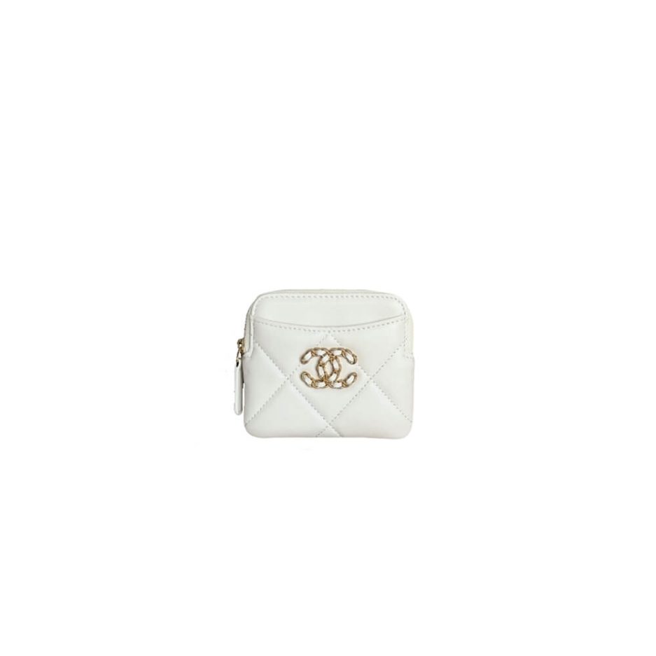 Ch*el 19 zipped coin purse